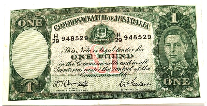 Currency Note: Australia – Our Hobby Corner